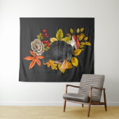 秋のカラス タペストリー (インサイチュ(横))