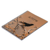 秋のカラス ノートブック (左側)