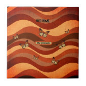 秋のカラバタフライ タイル (正面)