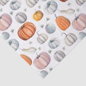 秋のカラフルかぼちゃ模様ティッシュペーパー 薄葉紙 (詳細)