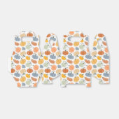 秋のカラフルかぼちゃ模様 フェイバーボックス (折り畳みなし)