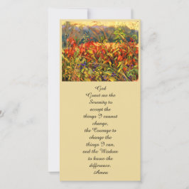 秋のカラフルアスター&サマック赤とブルース