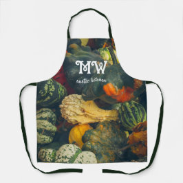 秋のカラフルカボチャ エプロン