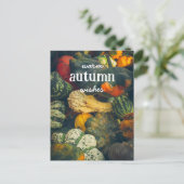 秋のカラフルカボチャ シーズンポストカード (スタンド正面)