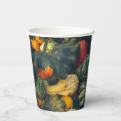 秋のカラフルカボチャ 紙コップ (裏面)