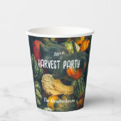 秋のカラフルカボチャ 紙コップ (正面)