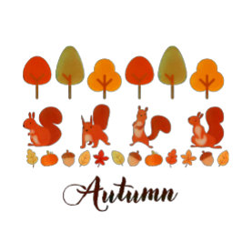 秋のカラフル木 スウェットシャツ