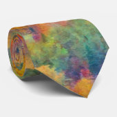 秋のカラフル森の抽象化 ネクタイ (ロール)