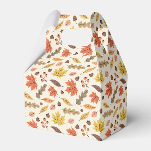 秋のカラフル葉秋模様 フェイバーボックス (裏面サイド)