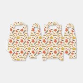 秋のカラフル葉秋模様 フェイバーボックス (折り畳みなし)