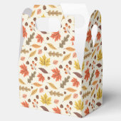 秋のカラフル葉秋模様 フェイバーボックス (オープン)