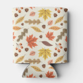 秋のカラフル葉秋模様 缶クーラー (裏面)