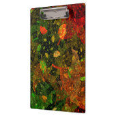 秋のカラフル装飾デザイン クリップボード (左)