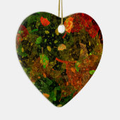 秋のカラフル装飾デザイン セラミックオーナメント (右)