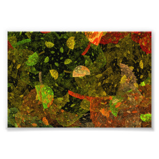 秋のカラフル装飾デザイン フォトプリント           