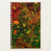 秋のカラフル装飾デザイン プランナー手帳 (正面)