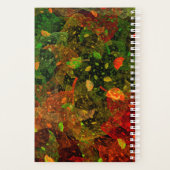 秋のカラフル装飾デザイン プランナー手帳 (裏面)