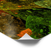 秋のカラフル装飾デザイン ポスター (コーナー)