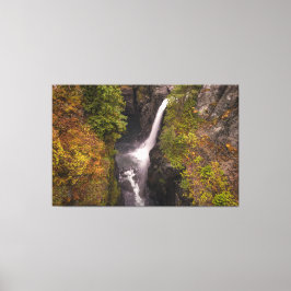 秋のカラーズアットザエルク滝 キャンバスプリント