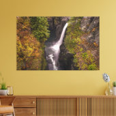 秋のカラーズアットザエルク滝 キャンバスプリント (インサイチュ (リビング))