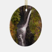 秋のカラーズアットザエルク滝 セラミックオーナメント (右)