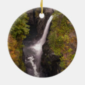 秋のカラーズアットザエルク滝 セラミックオーナメント (裏面)
