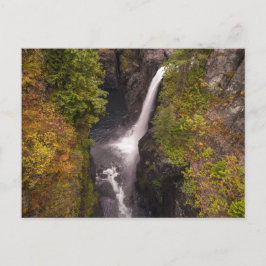 秋のカラーズアットザエルク滝 ポストカード