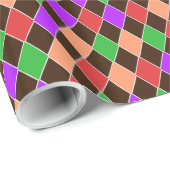 秋のカラーズハーレクイン ラッピングペーパー (ロールコーナー)