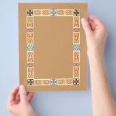 秋のカラーズフライヤー チラシ (手)