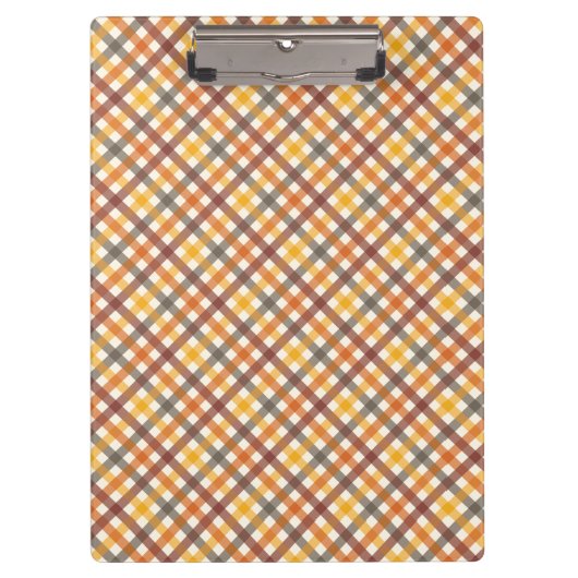 秋のカラーズプレイド クリップボード (正面)