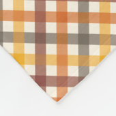 秋のカラーズプレイド フリースブランケット (角)