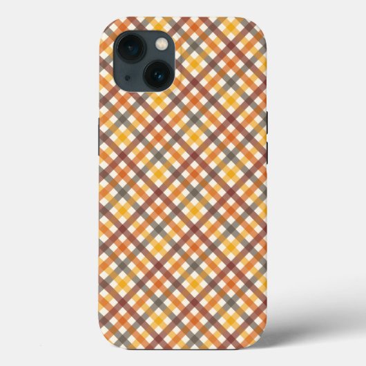 秋のカラーズプレイド Case-Mate iPhoneケース (裏面)