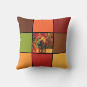 秋のカラーブロック クッション (裏面)