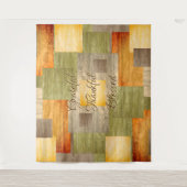 秋のカラーブロック タペストリー (正面)