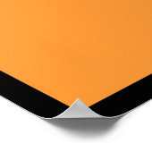 秋のカラーブロック ポスター (角)