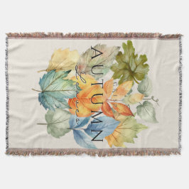 秋のカリカリ離れスブランケット – コージー秋ホーム スローブランケット