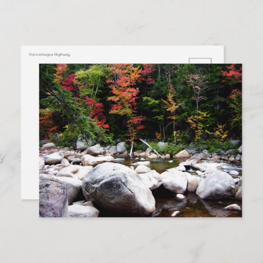 秋のカンカマグスハイウェイ ポストカード (正面/裏面)