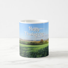 秋のカントリーウォーク – Thanksgiving パーソナライズされた コーヒーマグカップ
