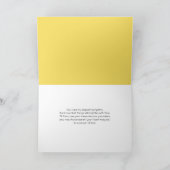 秋のカントリーロード見舞いカード カード (内部)