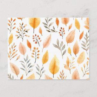 秋のカード ポストカード