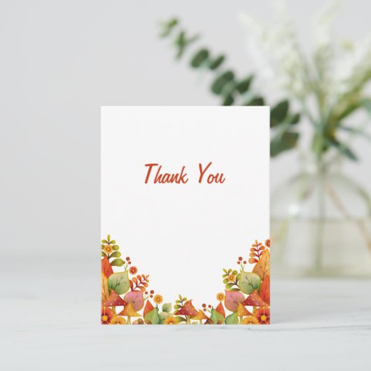 秋のカー感謝していド サンキューカード (スタンド正面)