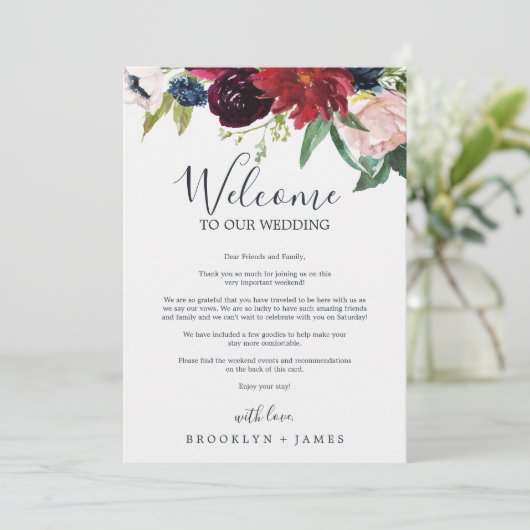 秋のガーデンブルゴーニュ歓迎レター&旅程 (スタンド正面)