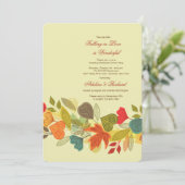 秋のガーランド招待状 招待状 (スタンド正面)