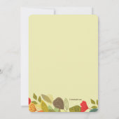 秋のガーランド招待状 招待状 (裏面)