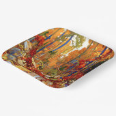 秋のガーランド ペーパープレート (傾斜あり)