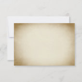 秋のキジの結婚披露宴 出欠カード (裏面)