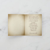 秋のキジの誓いの更新 招待状 (内部)