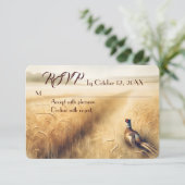 秋のキジパーティー出欠確認 出欠カード (スタンド正面)