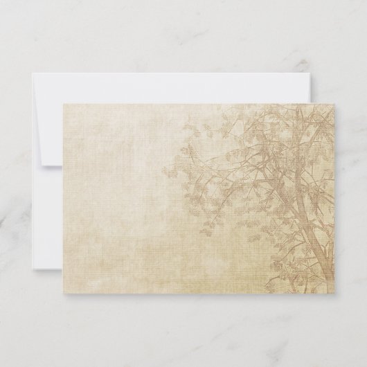 秋のキジマン 返信 (裏面)