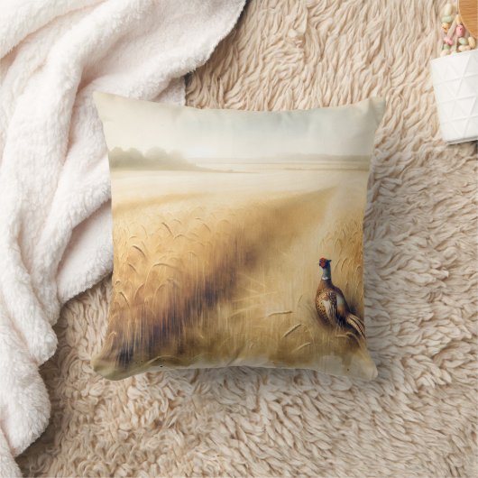 秋のキジ畑 クッション (ブランケット)